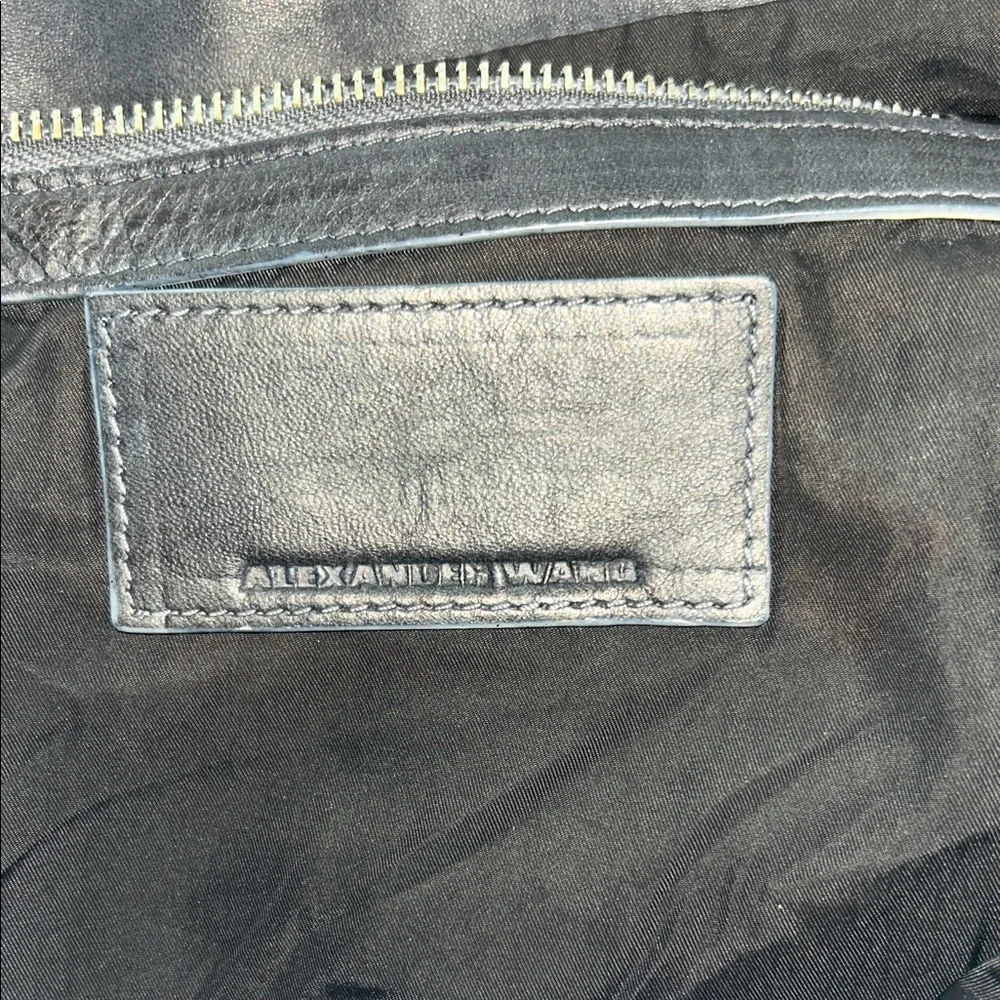 Alexander Wang Black Leather Shoulder Bag - Picture 8 of 12